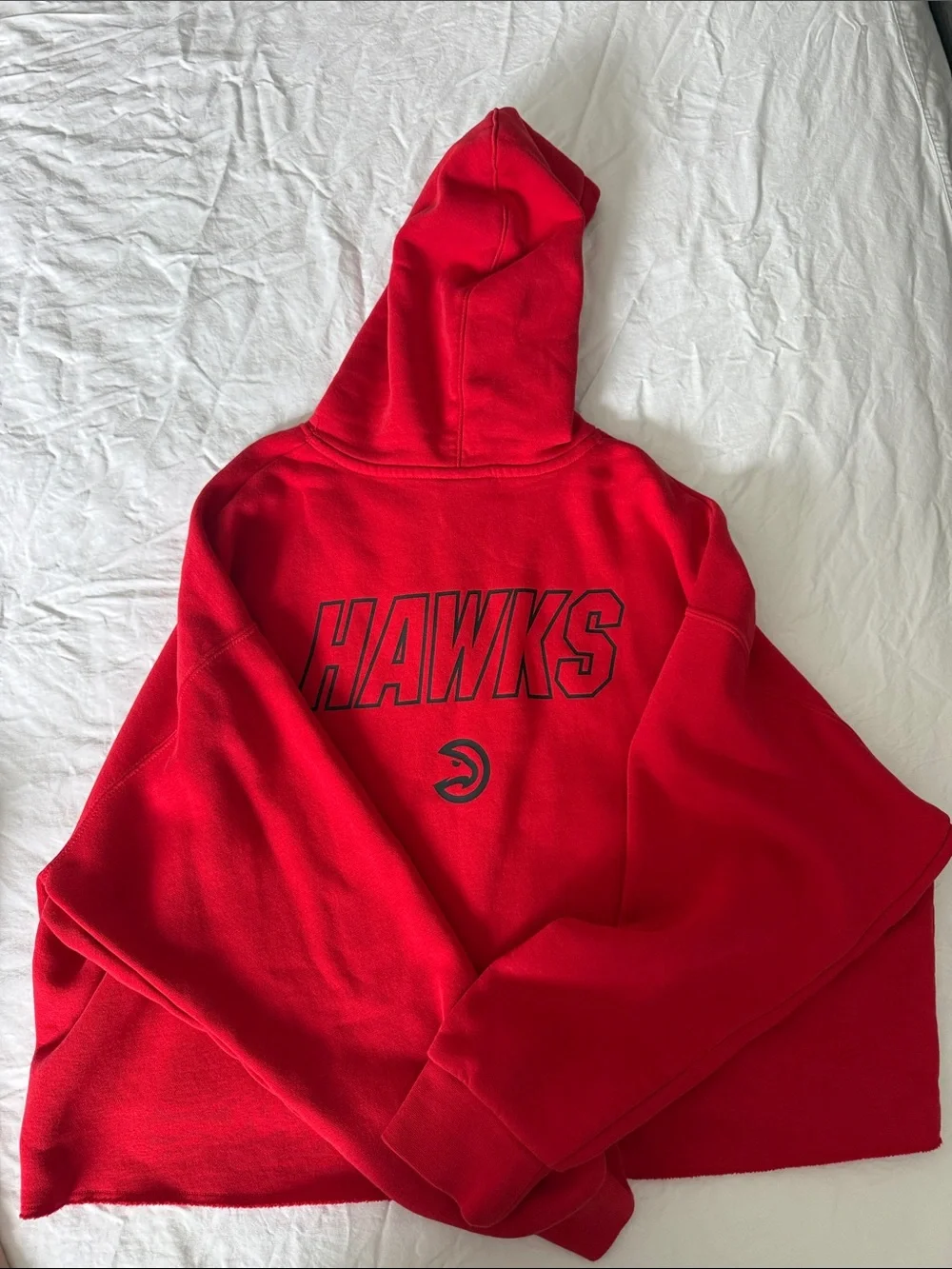Kids Red Hooded Sweatshirt